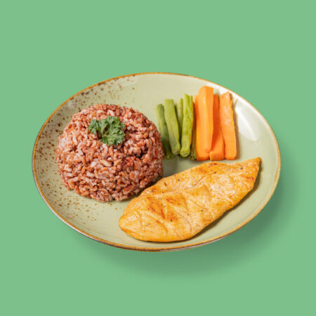 GRILLED CHICKEN with BROWN RICE